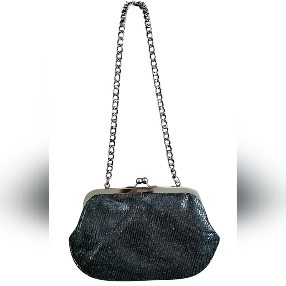 Express-Glittery Micro Sequins Elegant Party/Cocktail Chain Shoulder Bag/Clutch‌